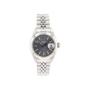 Rolex Datejust  79160 26mm Grey Index Dial Smooth Bezel Jubilee Band